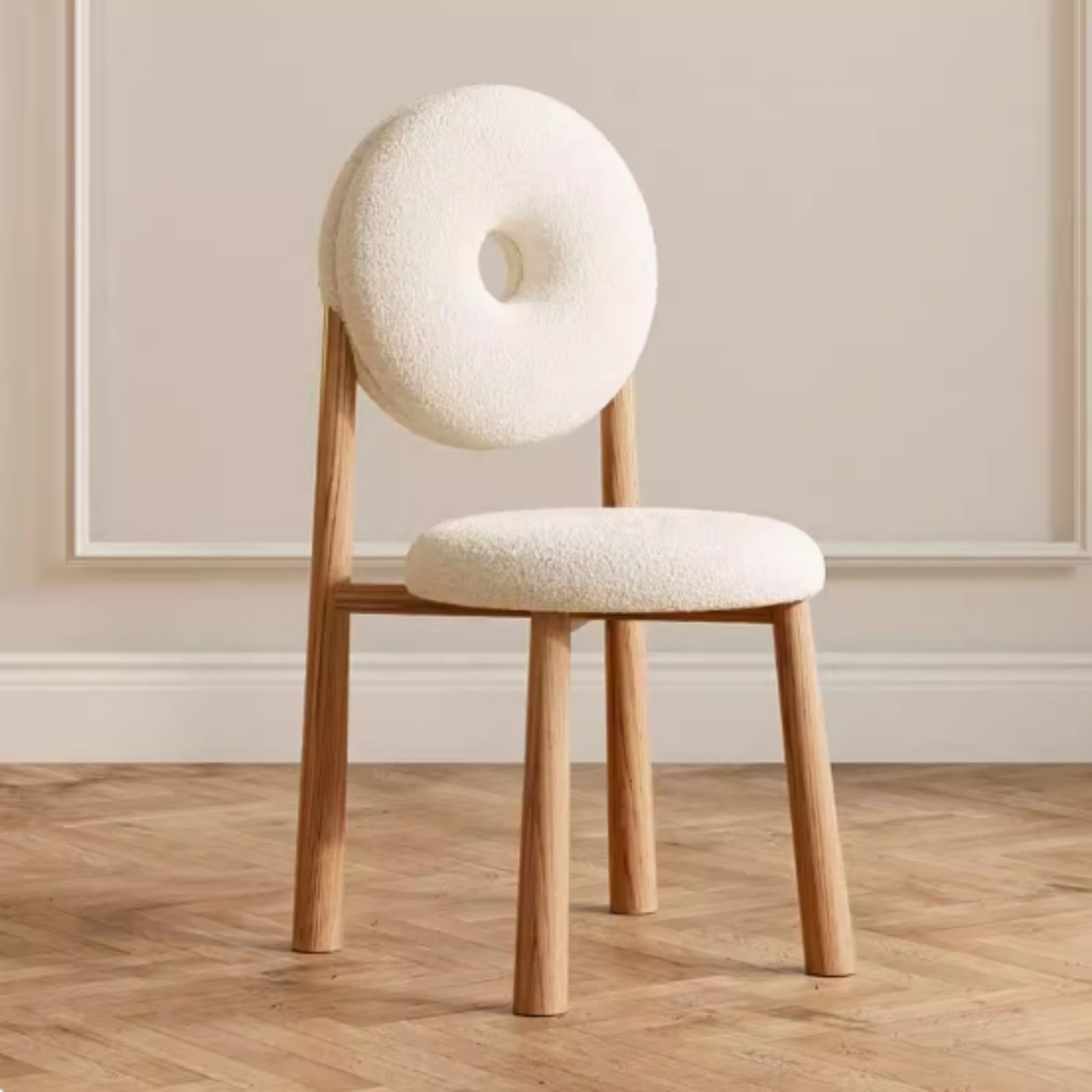 ナナオ BOSCO Dining chair BOSCO Dining Chair in Studio Taupe Pebbled Leather – Mobital